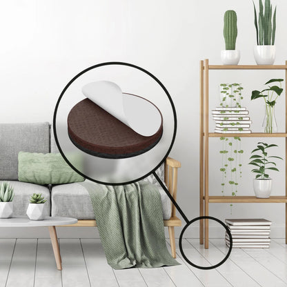 Slipstick 25mm Round Gripper Floor Protection Pads, Non-Slip, Puncture-Proof, 5-Year Warranty