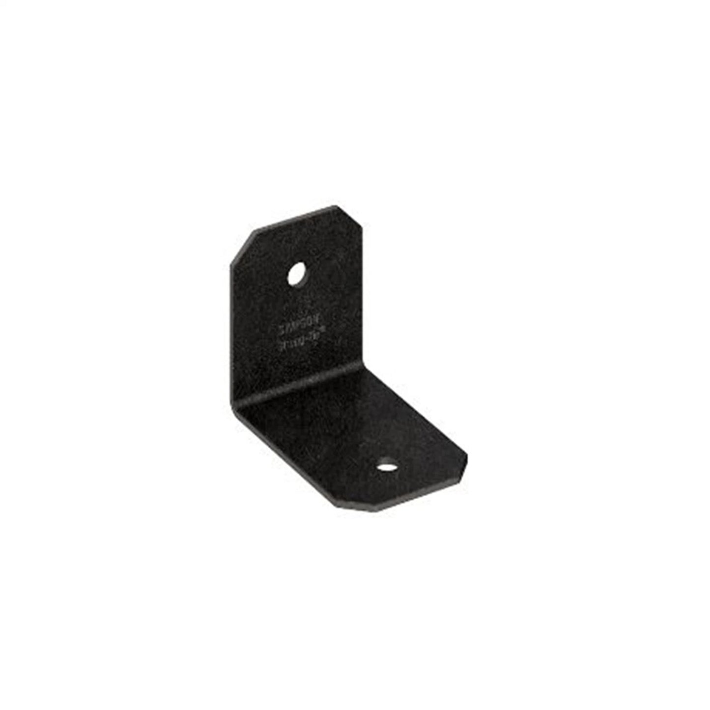 Simpson Strong-Tie Black Outdoor Angle Bracket 50x40x35mm, Corrosion Resistant, Matte Finish