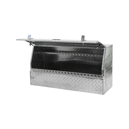 Rhino Aluminium Checkerplate Highside Toolbox 1465x520x795mm, Weather-Resistant, Lockable