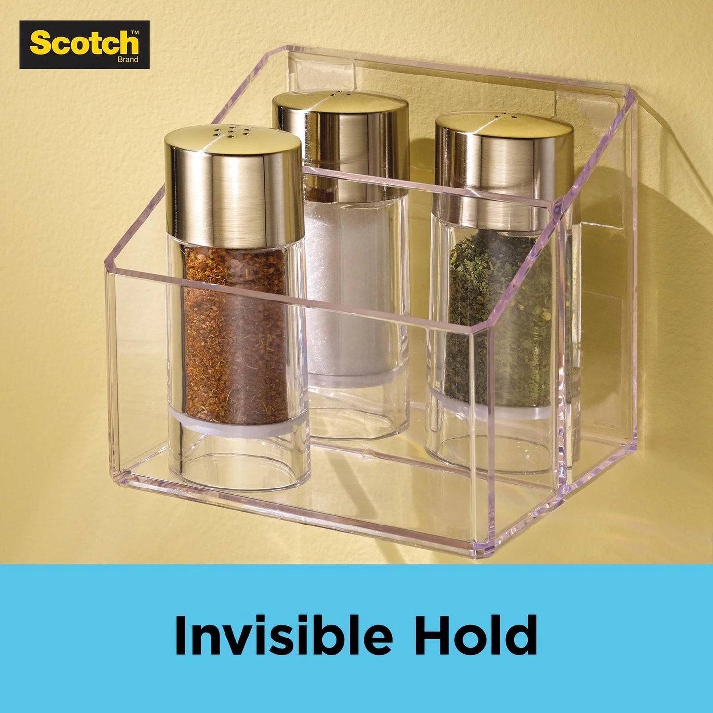 Scotch™ Clear Double-Sided Mounting Tape 2.54 x 152.4cm - Invisible Hold, Indoor Use, Multi-Surface