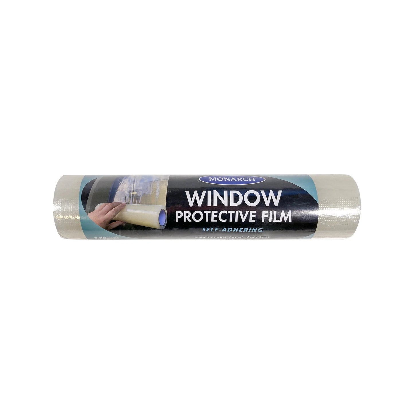 Monarch Protective Window Film 270mm x 30m Tear-Resistant Self-Adhesive Plastic