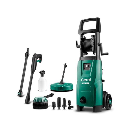 Gerni High Pressure Washer 1810PSI 1500W with Patio Cleaner & Accessories