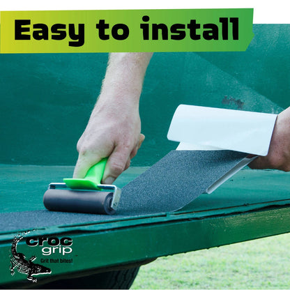 Croc Grip Black Anti-Slip Steps 3 Pcs, P5 Rated, Indoor/Outdoor, Water-Resistant, 300mm x 65mm