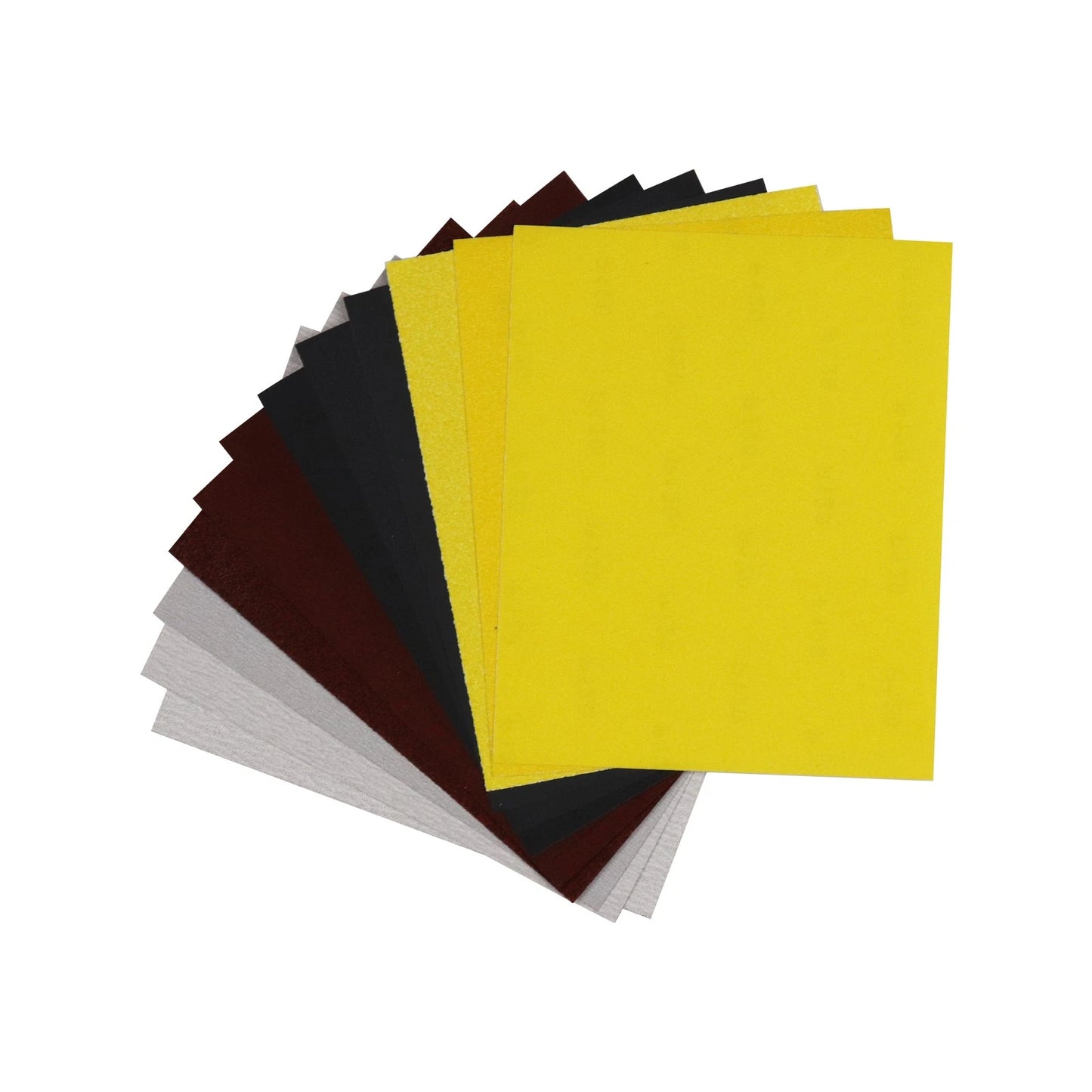 Rocket Sanding Sheets 12 Piece - Versatile, Wet & Dry Use, Hook & Loop Backing
