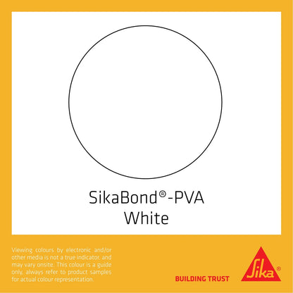 Sika 5L Sikabond PVA Adhesive, Water Resistant, High Bond Strength, Indoor/Outdoor Use
