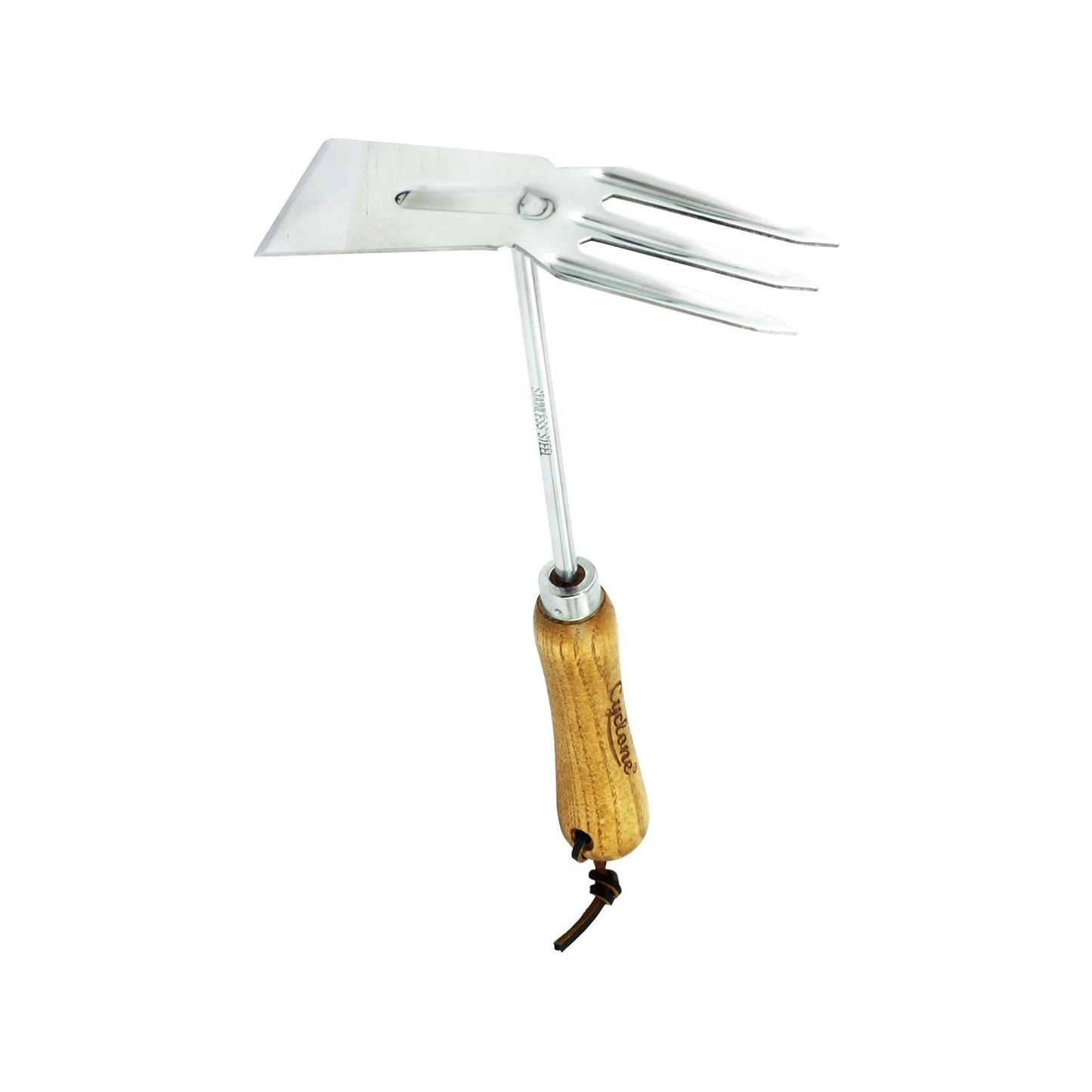 Cyclone Culti-Hoe Stainless Steel Garden Tool with Ash Handle & Lifetime Guarantee