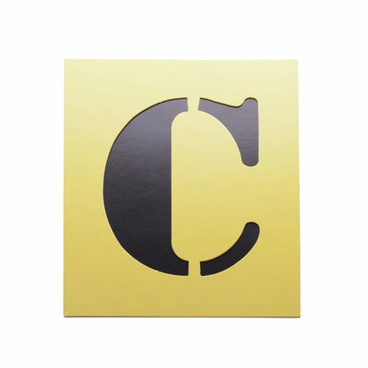 Sandleford 100mm Stencil Kit, 69mm Letters, Durable Cardboard, Weather Resistant