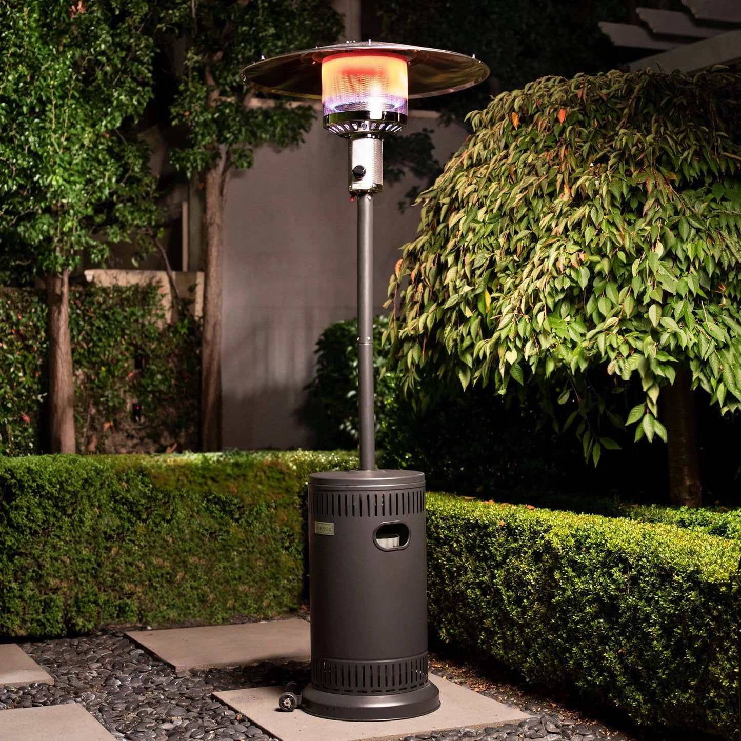 Jumbuck Charcoal Gas Patio Heater, Portable, Safety Features, 38.5 MJ/h Output