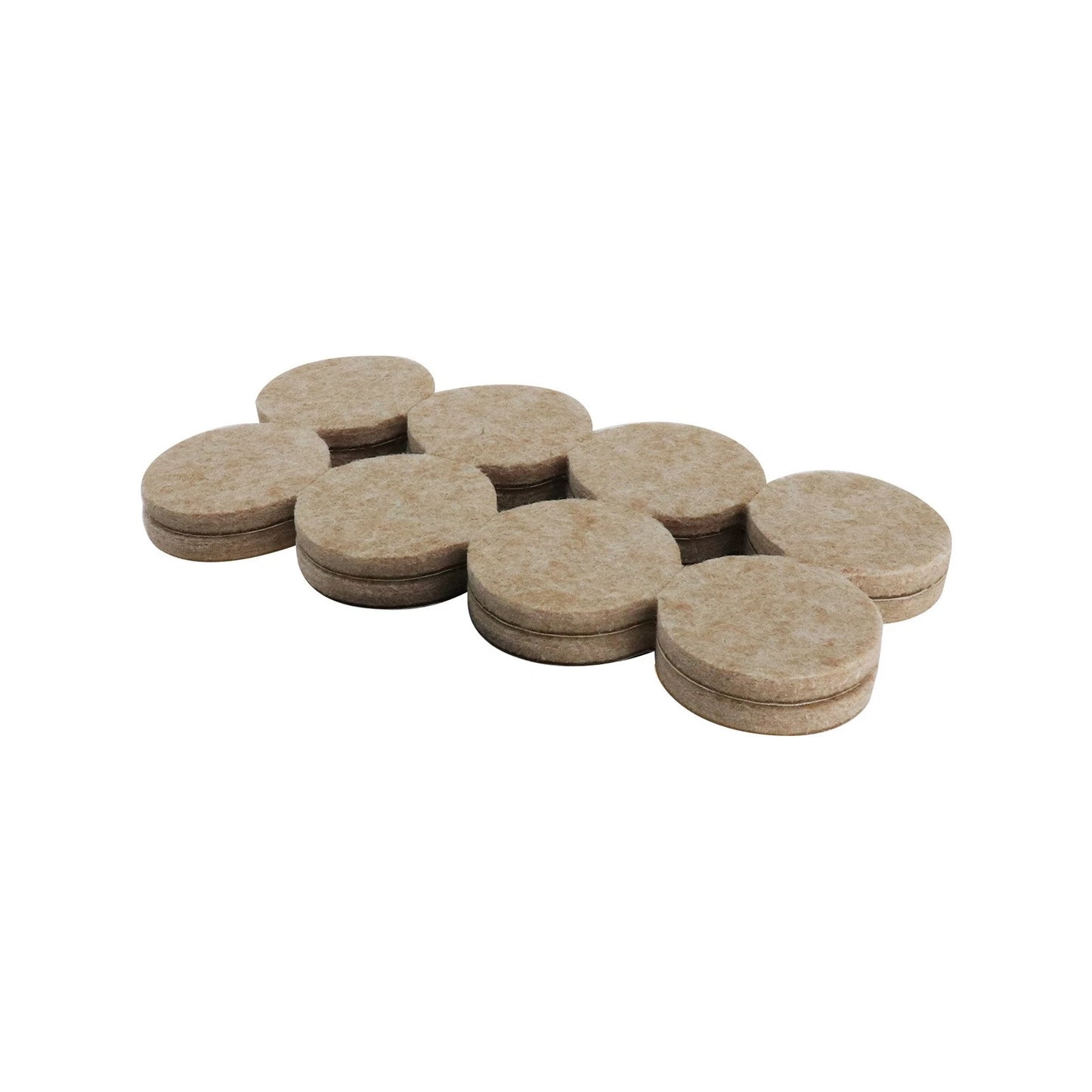 Surface Gard 29mm Beige Adhesive Felt Pads - 16 Pack, Noise Reduction, Surface Protection