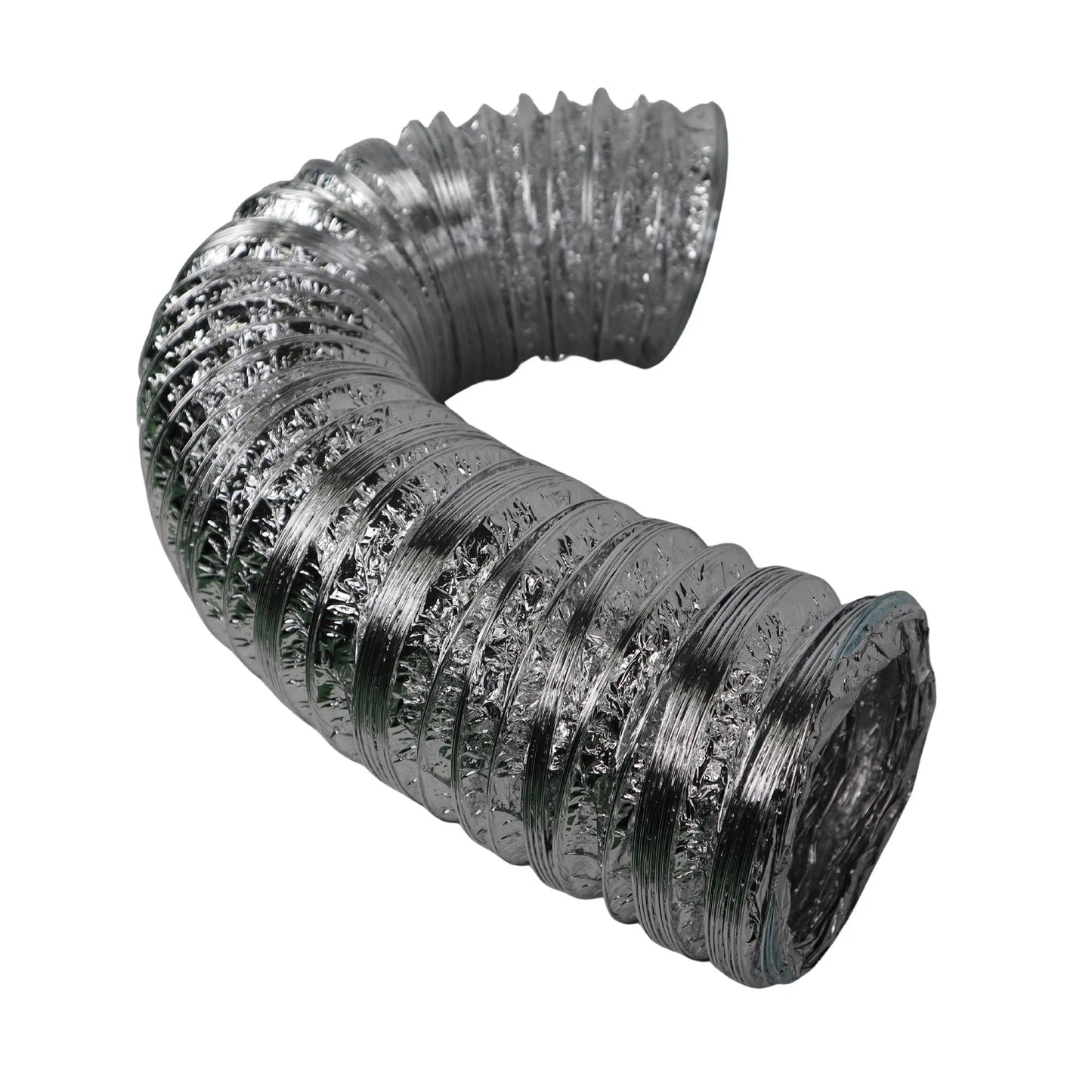 Builders Edge 100mm x 3m Flexible Duct, Aluminium, UL 181 Compliant, AS4254 Certified