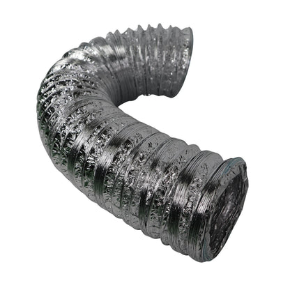 Builders Edge 100mm x 3m Flexible Duct, Aluminium, UL 181 Compliant, AS4254 Certified