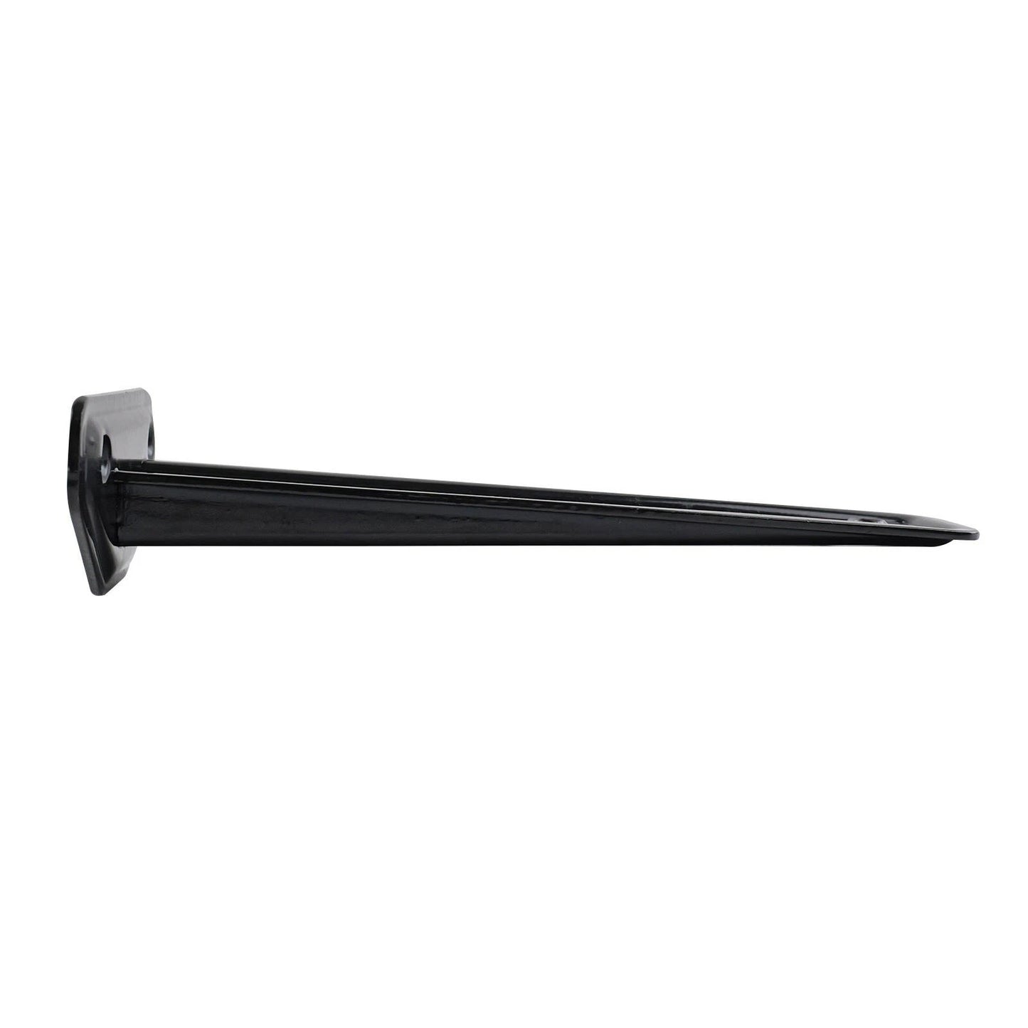 Carinya Black Floating Shelf Bracket 185x44mm, 50kg Capacity, Powder Coated Steel