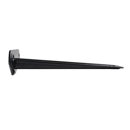 Carinya Black Floating Shelf Bracket 185x44mm, 50kg Capacity, Powder Coated Steel