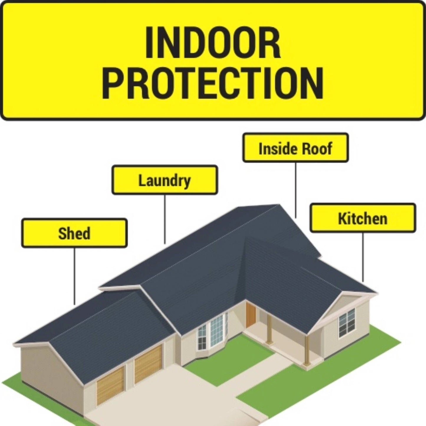 Ratsak 1kg Double Strength Bait Station - Safe Indoor Rodent Control with Warfarin