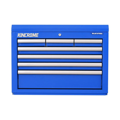 Kincrome BLUESTEEL 680mm 7-Drawer Tool Chest, Heavy Duty Steel, UV Resistant