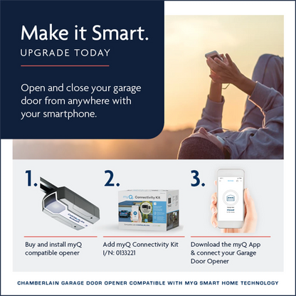 Chamberlain SectionalLift Garage Door Opener, Smart Home Compatible, Easy DIY Install
