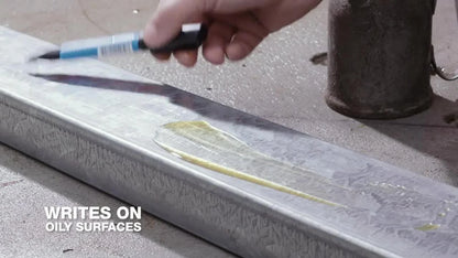 Empire Red Fine Marker Pen - Permanent, Quick-Dry, Clog-Resistant, Versatile Surfaces