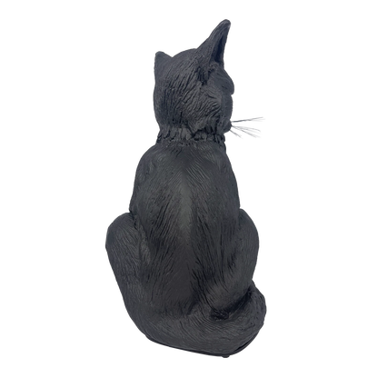 Galah Halloween Talking Black Cat 36cm with Light-Up Eyes & Sound Sensor