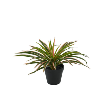 UN-REAL 30cm Pink Artificial Spider Plant - Vibrant Indoor Decor, Maintenance-Free