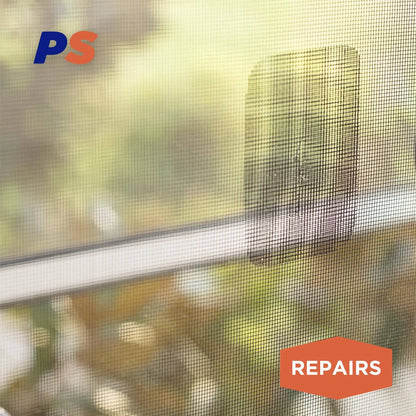 Permastik Flyscreen Heat Seal Repair Patches 180x130mm 3 Pack - No Residue, Easy Install, Max Airflow