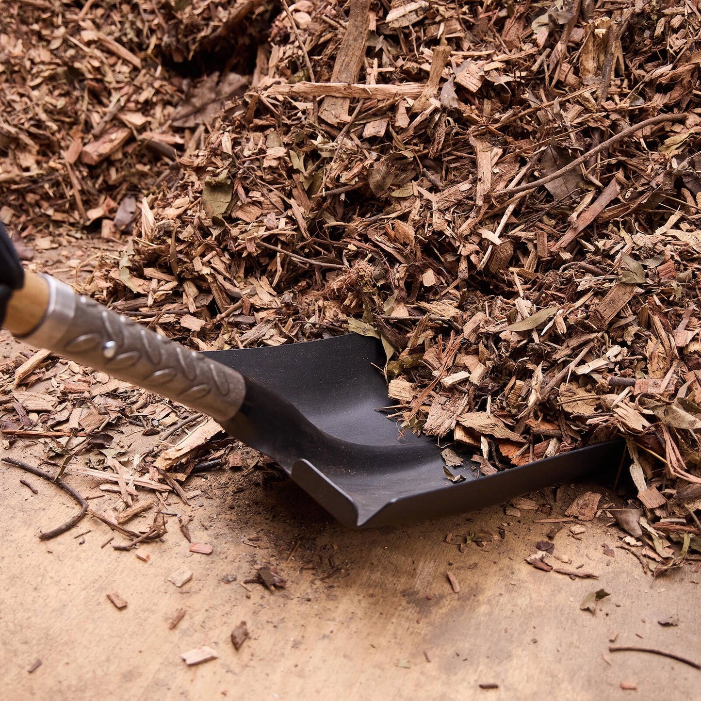 Trojan Square Mouth Shovel, Carbon Steel Blade, Long Timber Handle, Lifetime Guarantee