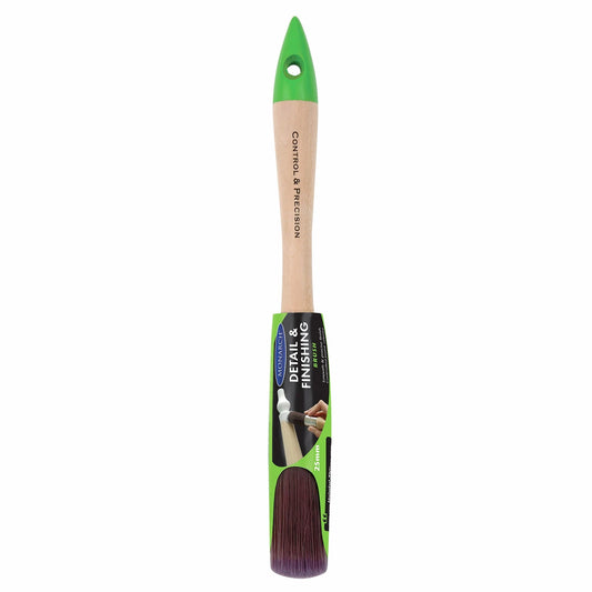 Monarch 25mm Synthetic Round Detail Brush - Ergonomic, Durable, Easy to Clean