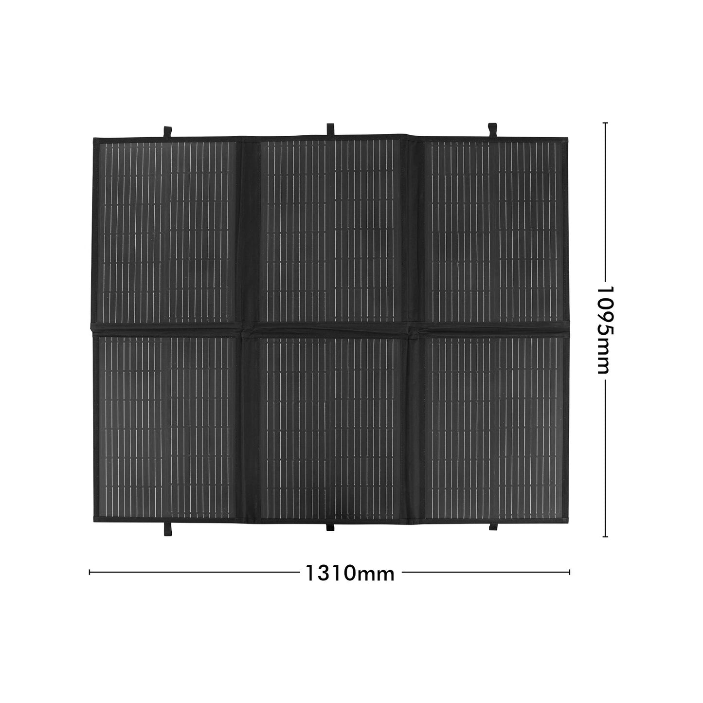 Arlec 200W Solar Portable Blanket with MPPT Controller, Compact Design, Mono Crystalline Cells
