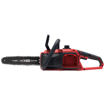 Ozito PXC 18V Brushless Chainsaw 300mm Cordless, Tool-Free Tension, Safety Brake