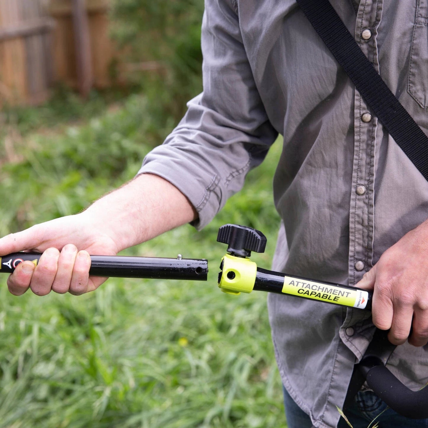 Ryobi 18V HP Brushless 26cm Brushcutter, Cordless, Expandable, Tool Only