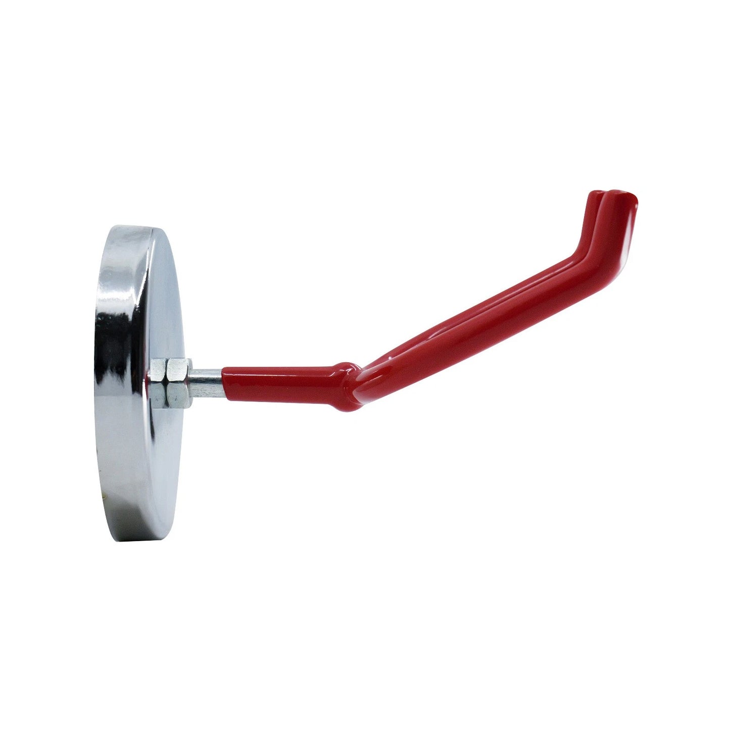 Everhang Red Magnetic Utility Hook - Strong Magnet, PVC Coated, Easy Install, 1 Pack