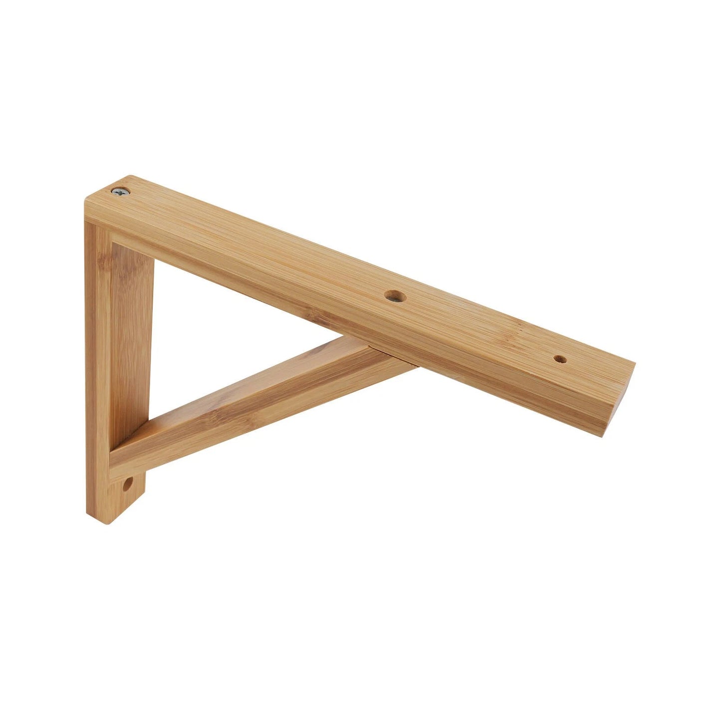 Carinya Bamboo Stayed Bracket 210x170mm, Varnished, 30kg Capacity, Indoor Wall Mount