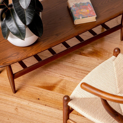 Feast Watson 4L Satin Timber Floor Varnish, Oil-Based, Durable, Low Odour, Interior Use