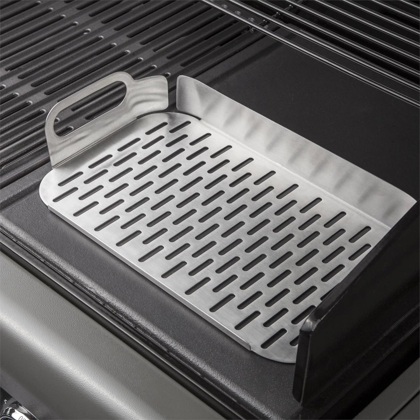 Matador Stainless Steel Grill Topper, Fat-Reduced Cooking, Dishwasher Safe, 360mm Width
