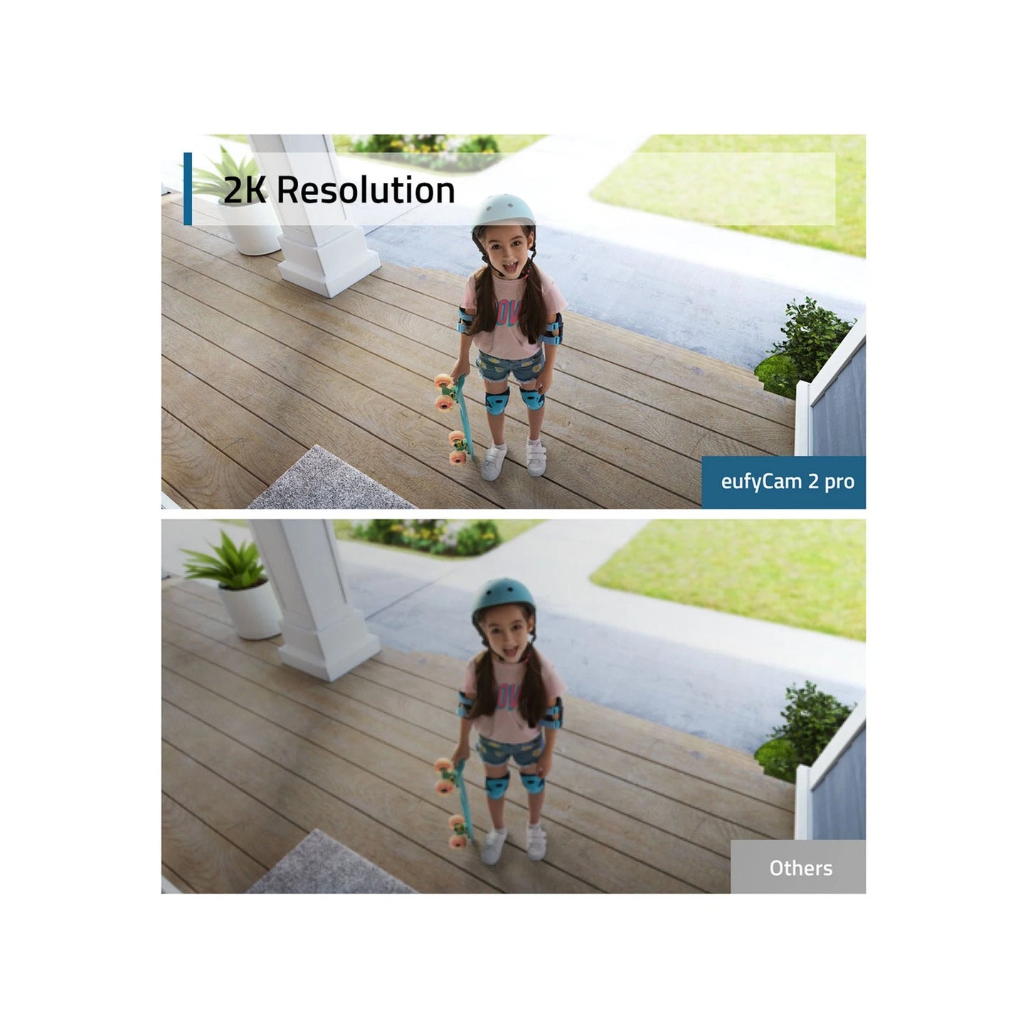 EufyCam 2 Pro 2K Security System with HomeBase 2, Weatherproof, Night Vision, 2 Cameras