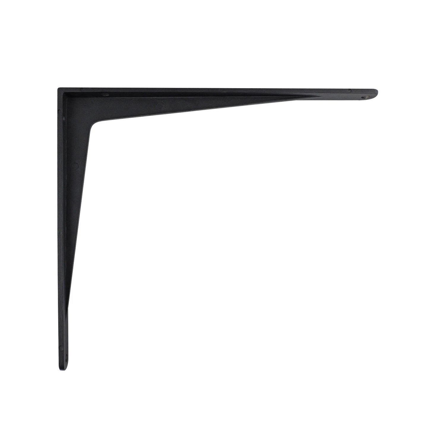 Carinya Black Heavy Duty Cast Aluminium Angle Bracket 400x350mm, 150kg Load Capacity