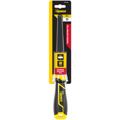 Kango 150mm Warding Bastard File, Tempered Carbon Steel, Ergonomic Grip, Rust Resistant