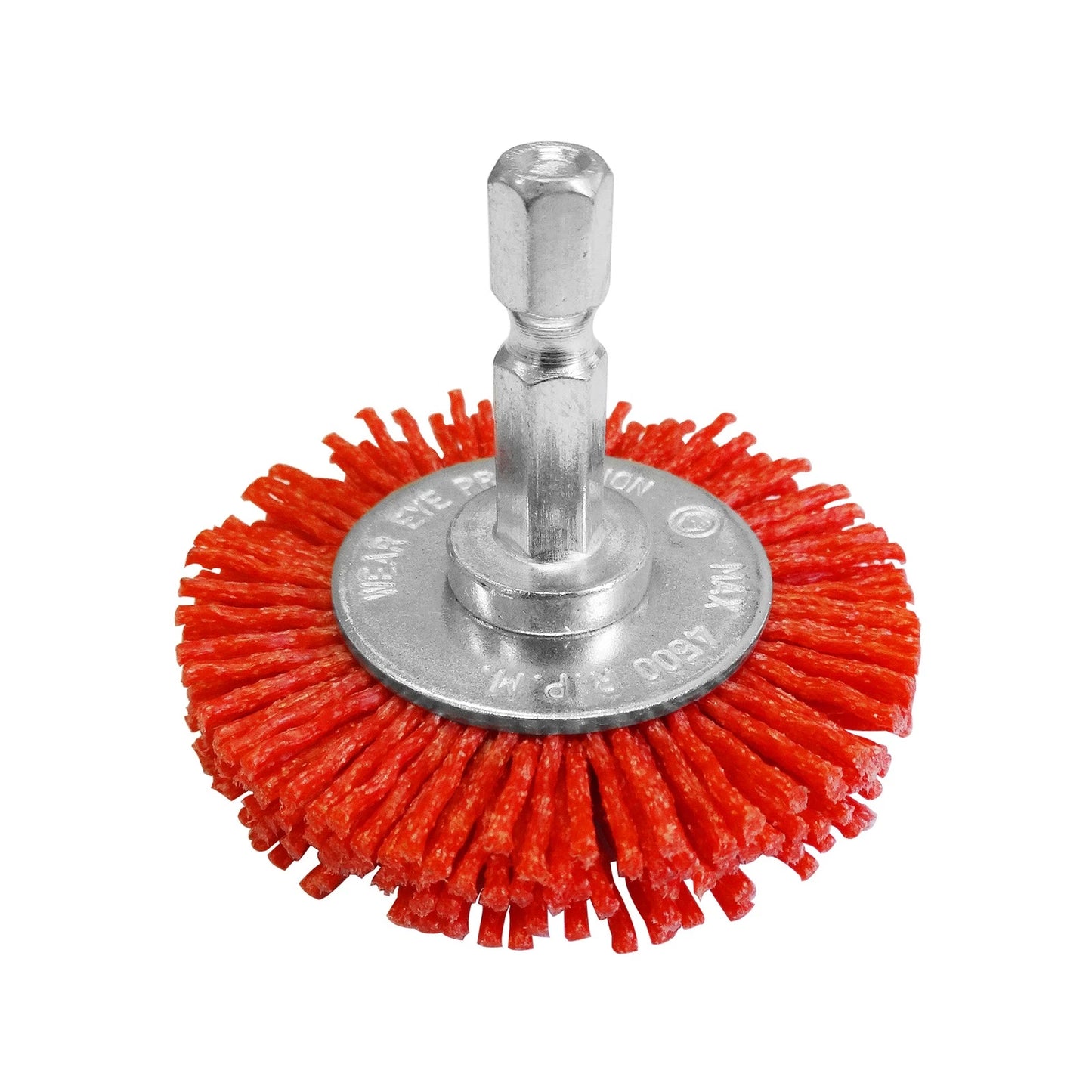 Josco 50mm Abrasive Nylon Wheel Brush for Paint, Rust, and Burr Removal