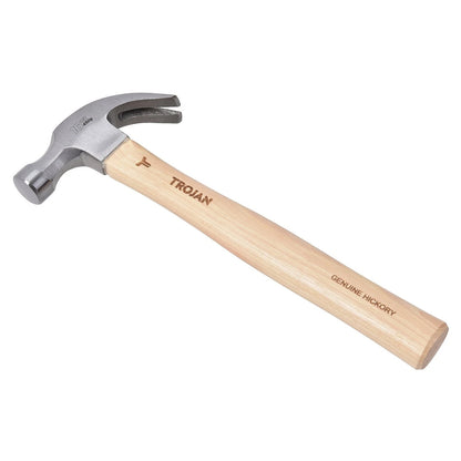 Trojan 16oz Timber Claw Hammer - Induction Hardened, Lifetime Warranty, Portable