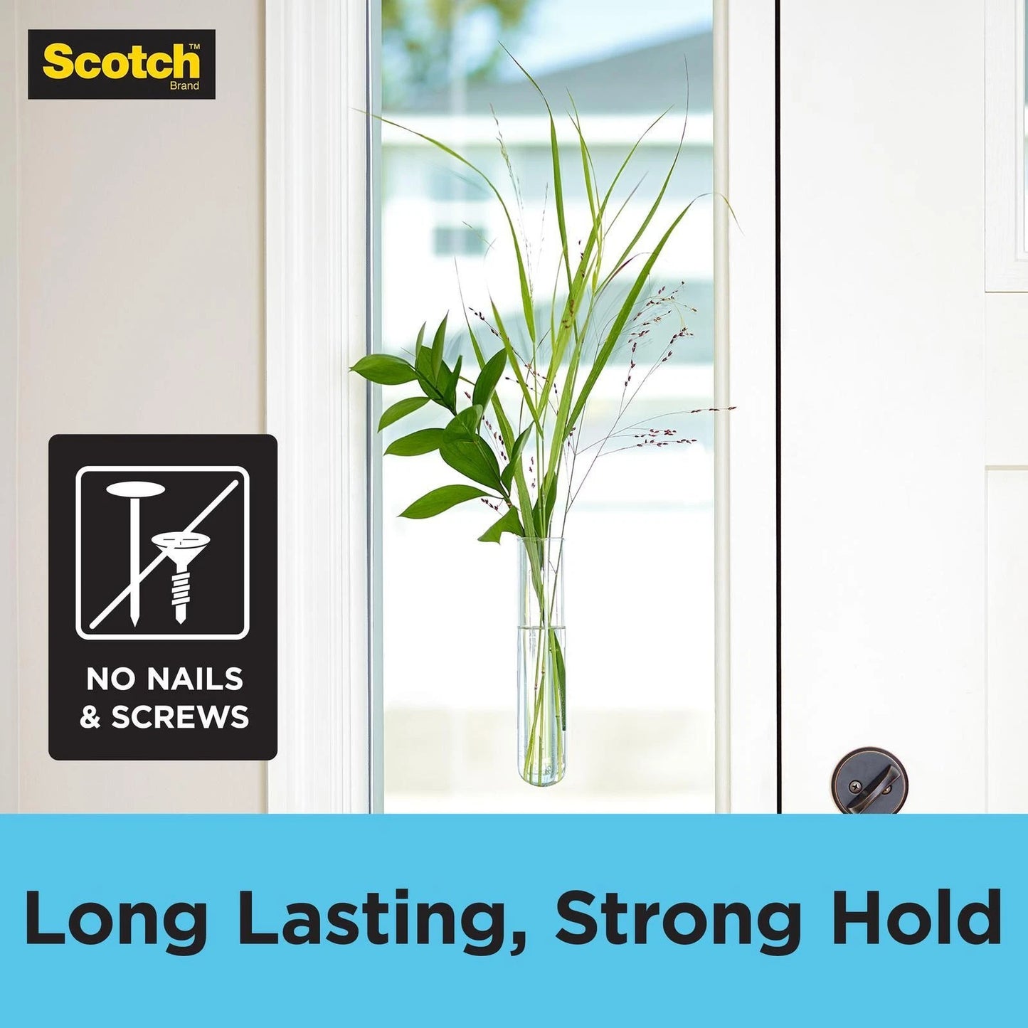 Scotch™ Clear Double-Sided Mounting Tape 2.54 x 152.4cm - Invisible Hold, Indoor Use, Multi-Surface