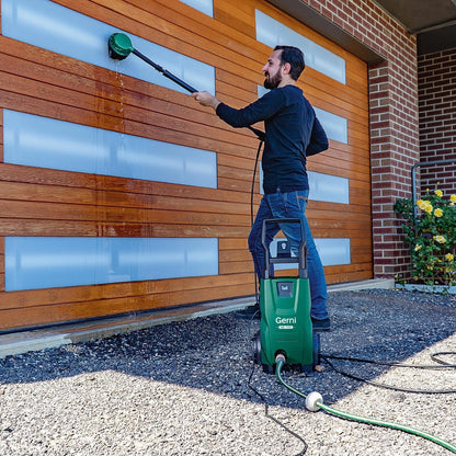 Gerni Rotary Brush with Rotating Head & Long Reach Handle for Delicate Surfaces