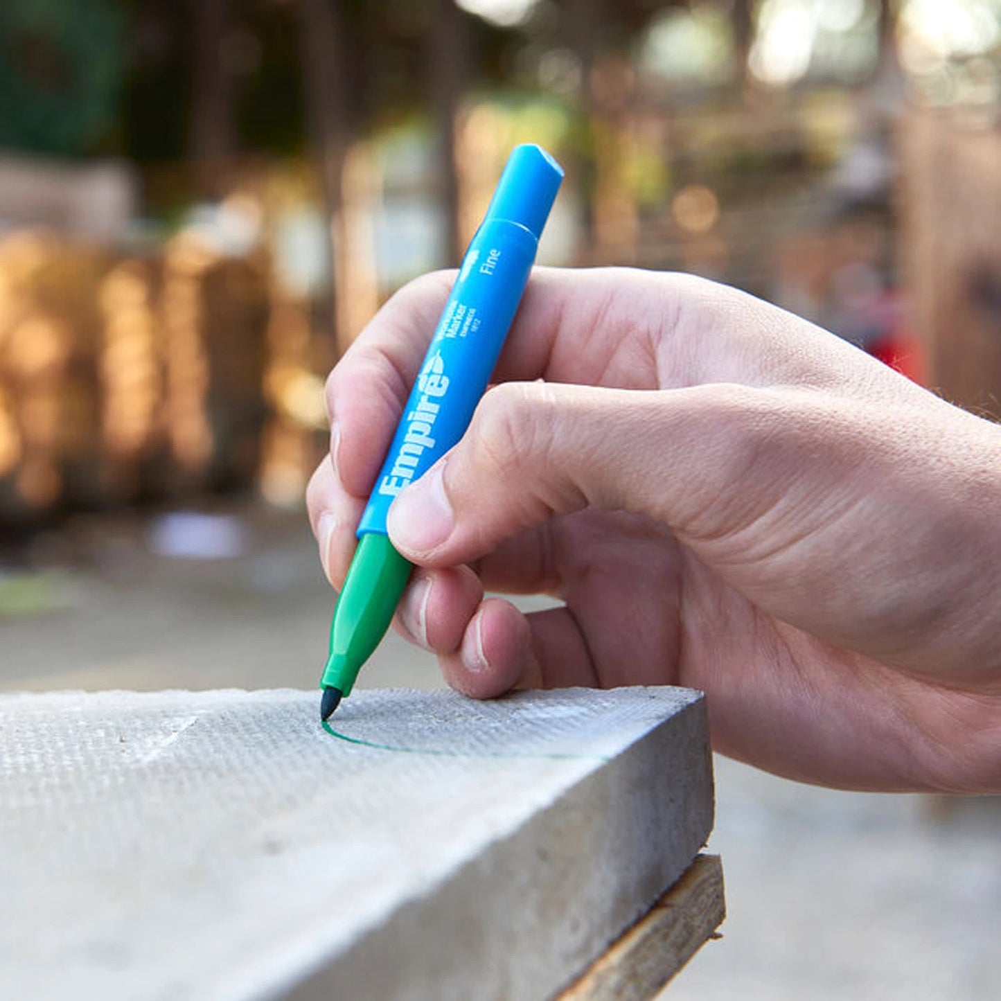 Empire Coloured Fine Marker Pens 4 Pack - Durable, Quick-Dry, Clog-Resistant, Permanent Ink