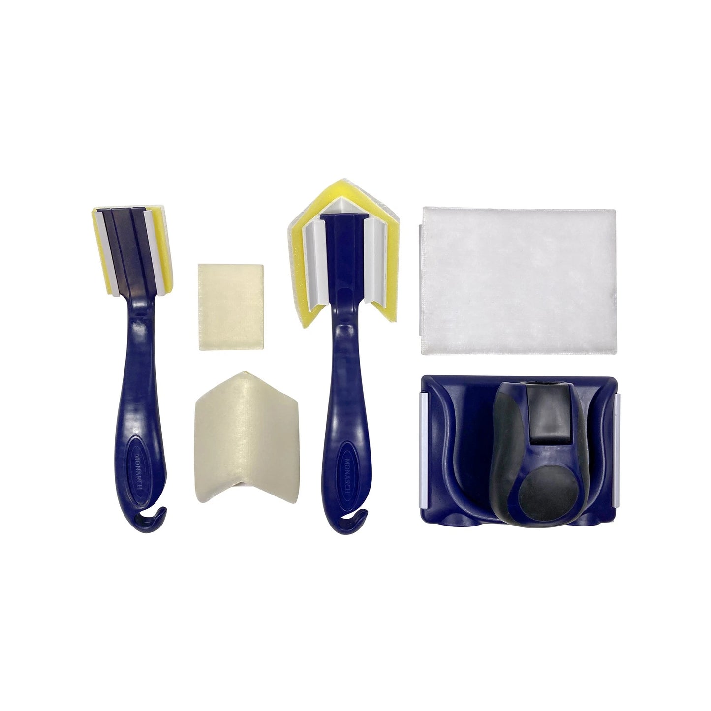 Monarch Pad Applicators 6 Piece Set, Versatile for Large Projects, Includes Refill Pads