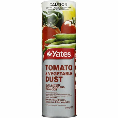 Yates Tomato & Veg Dust 500g 6-Pack - Pest & Disease Protection for Vegetables