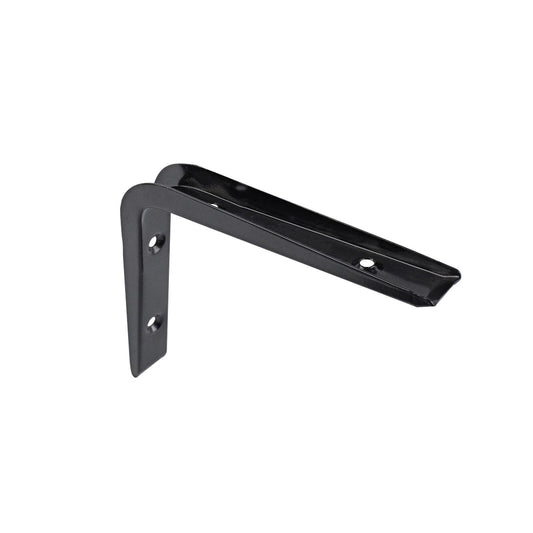 Carinya Black Angle Bracket 125x150mm, Durable Steel, Indoor/Outdoor Use, 35kg Capacity