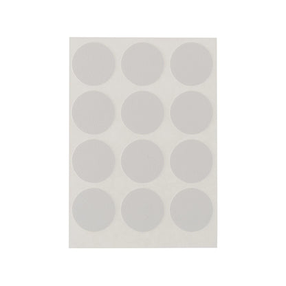 Taskmaster 15mm White Self Adhesive Screw Caps - 50 Pack, Universal Compatibility, Easy Install