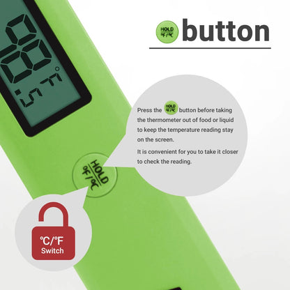 Inkbird Digital Food Thermometer, Fast Response, 180° Rotation, -50℃ to 300℃ Range