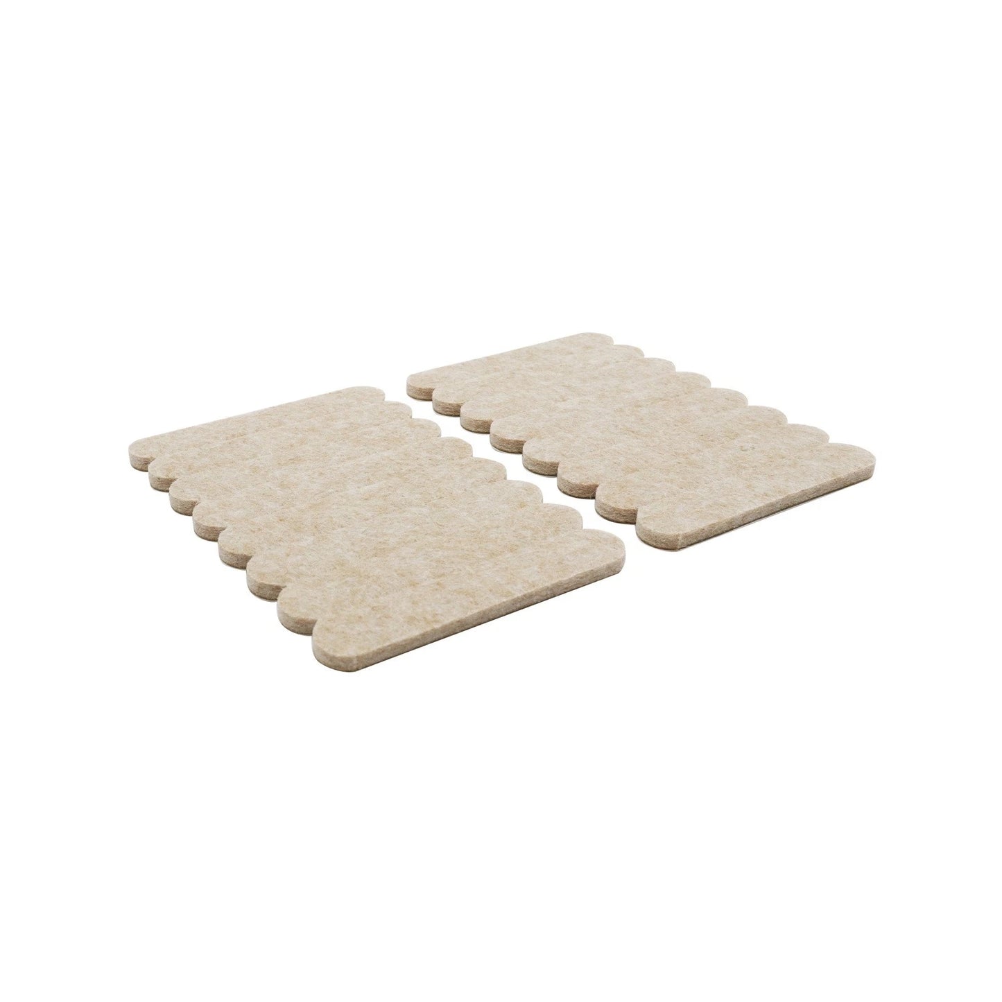 Surface Gard Beige Adhesive Felt Strips 13x67mm - Noise Reduction & Surface Protection,16 Pcs