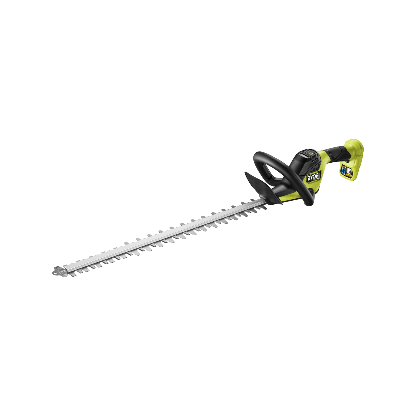 Ryobi One+ 18V Brushless Cordless Hedge Trimmer 55cm, Dual Action Blades, Anti-Jam Tech