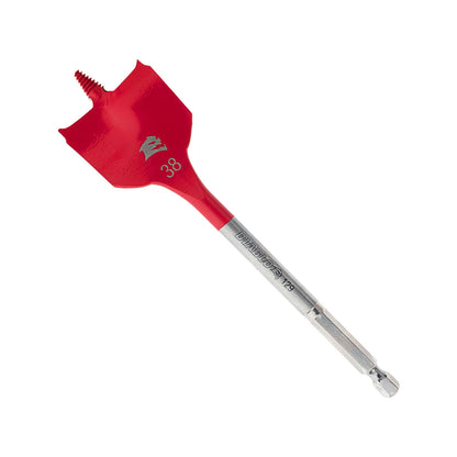 Diablo Speedemon 38 x 152mm Spade Bit - Fast, Durable, Nail-Embedded Wood Drilling