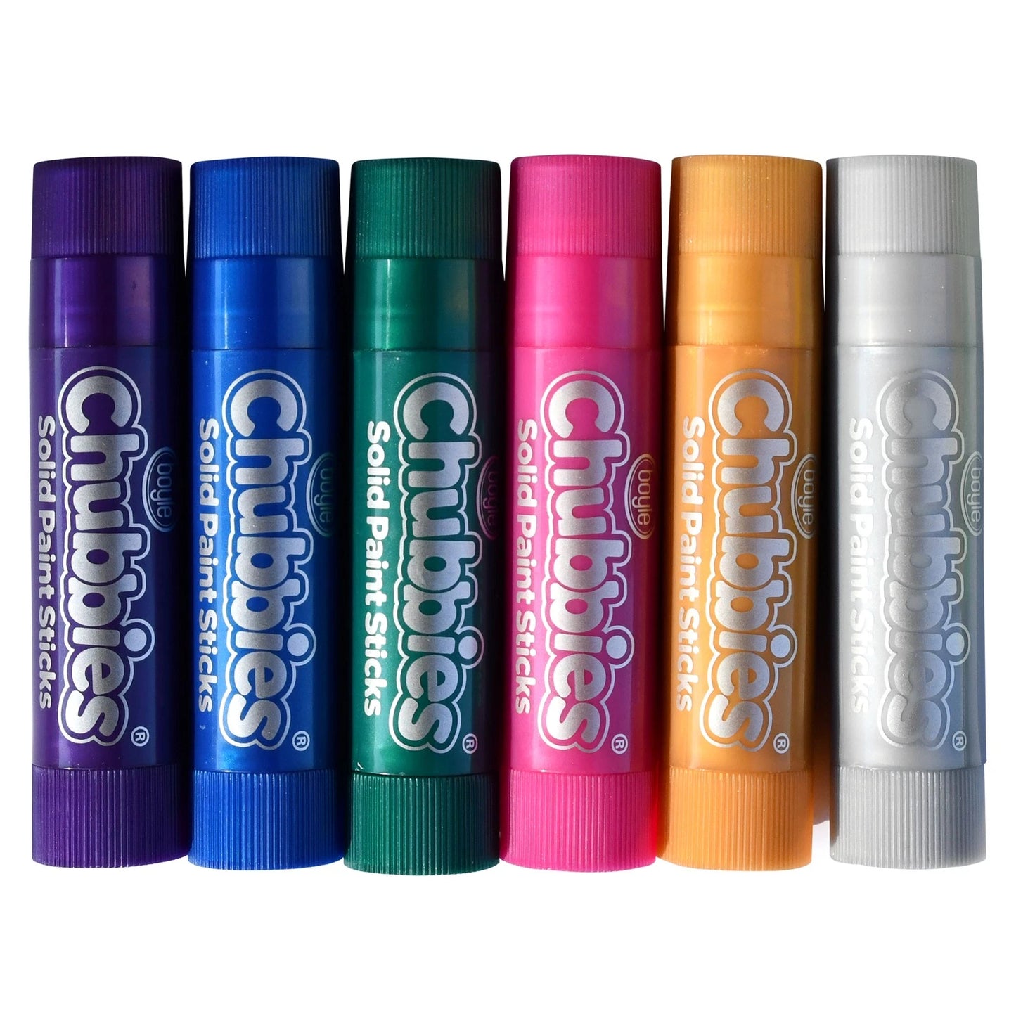 Boyle Metallic Colours Chubbies Paint Sticks 6 Pack